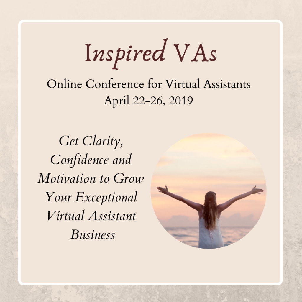 The VA Conference Online Conference for Virtual Assistants April 22 to