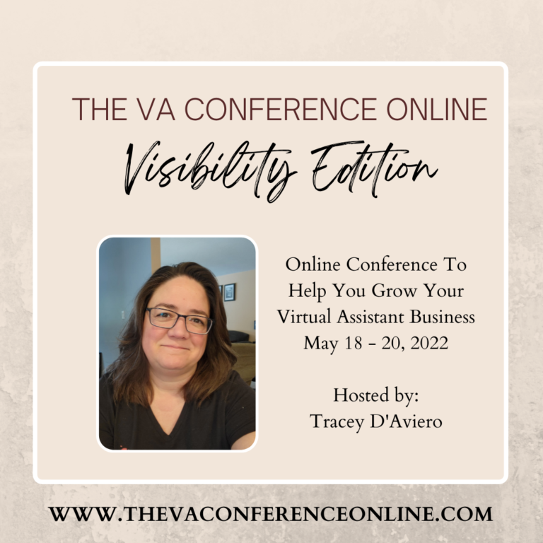 The VA Conference Online: Visibility Edition May 18 to 20, 2022